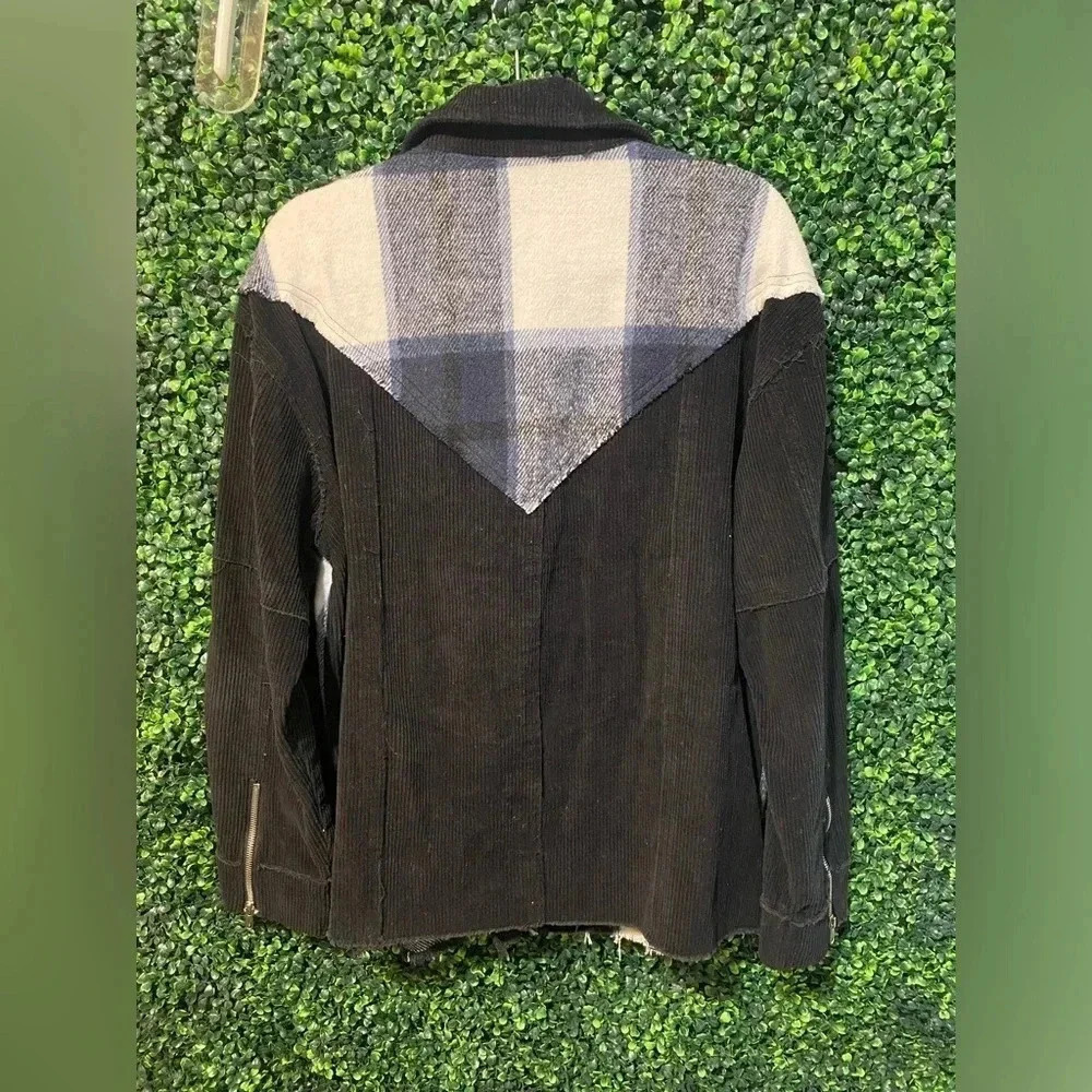 Boutique POL Corded and Plaid Jacket - Size Large - Picture 10 of 12